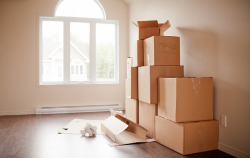 Furniture packing and loading for house removals in Pimlico