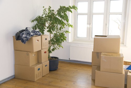 Professional movers handling furniture in Pimlico