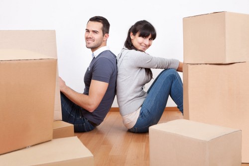 Professional team handling furniture pick-up in Pimlico for a home clearance